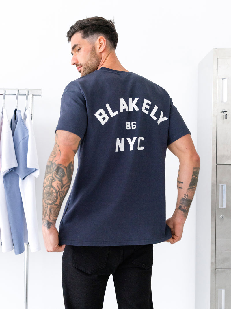 NYC Relaxed T-Shirt - True Navy