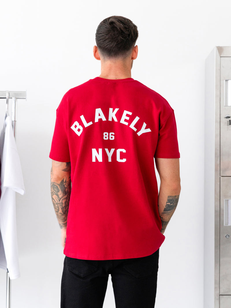NYC Relaxed T-Shirt - Rot