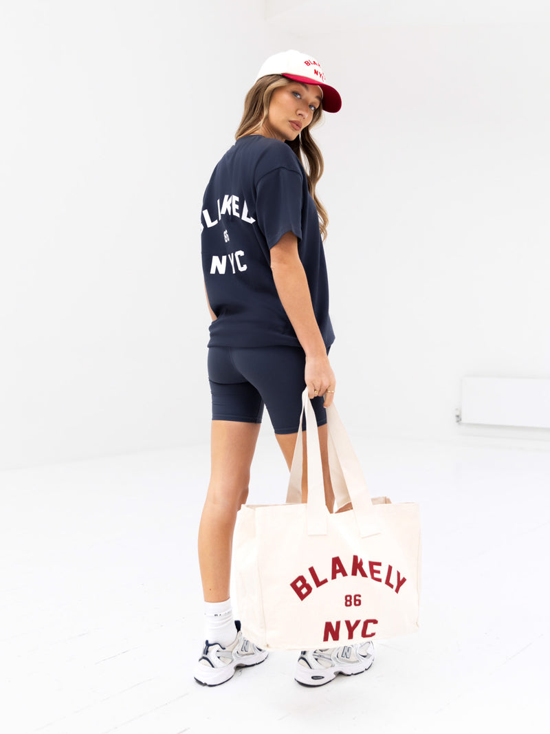 NYC Oversized T-Shirt - True Navy