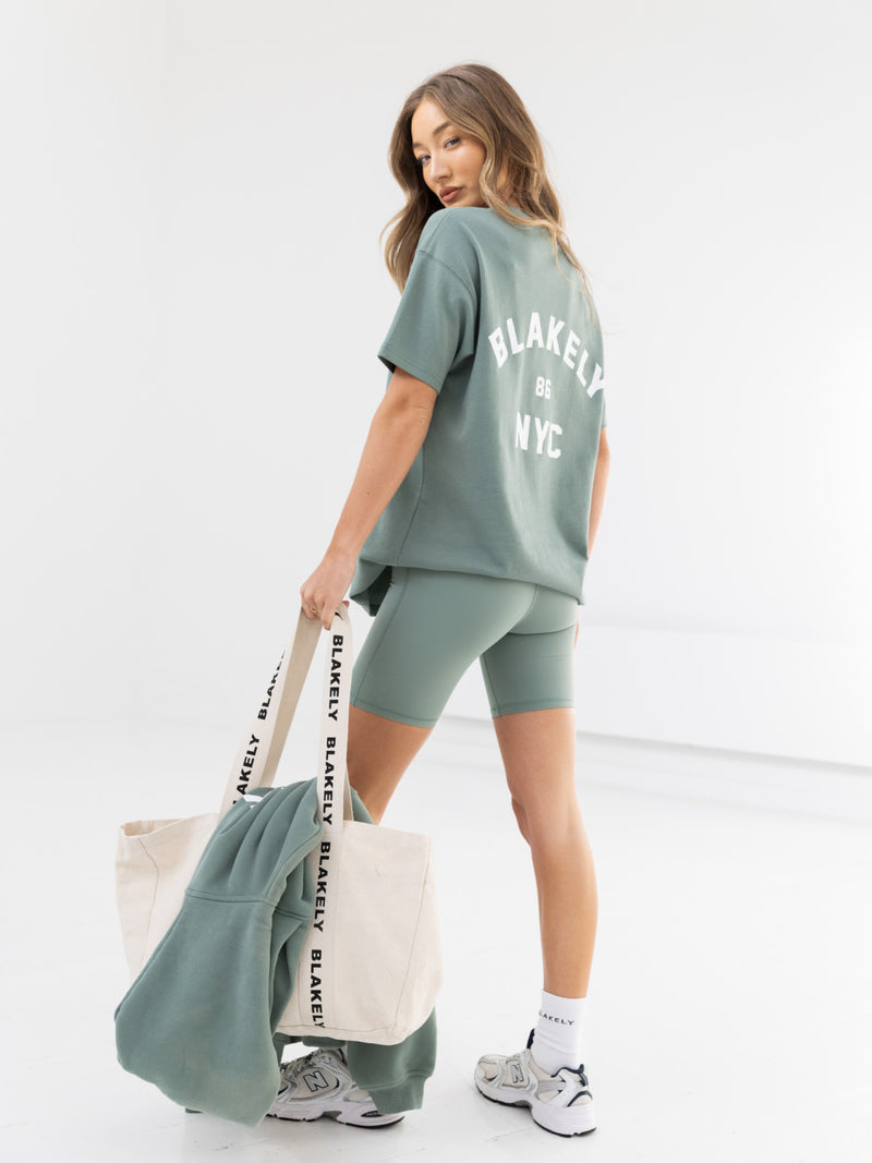 NYC Oversized T-Shirt - Sage Green