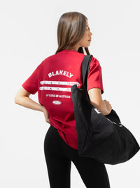 Sloane Ski Oversized T-Shirt - Cherry Red