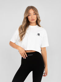 Apex Pro Cropped T-Shirt - White