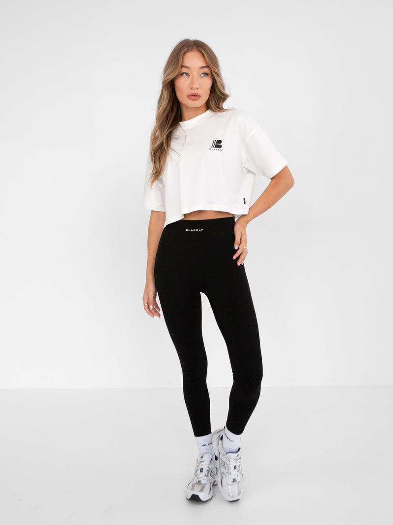 Apex Pro Cropped T-Shirt - White