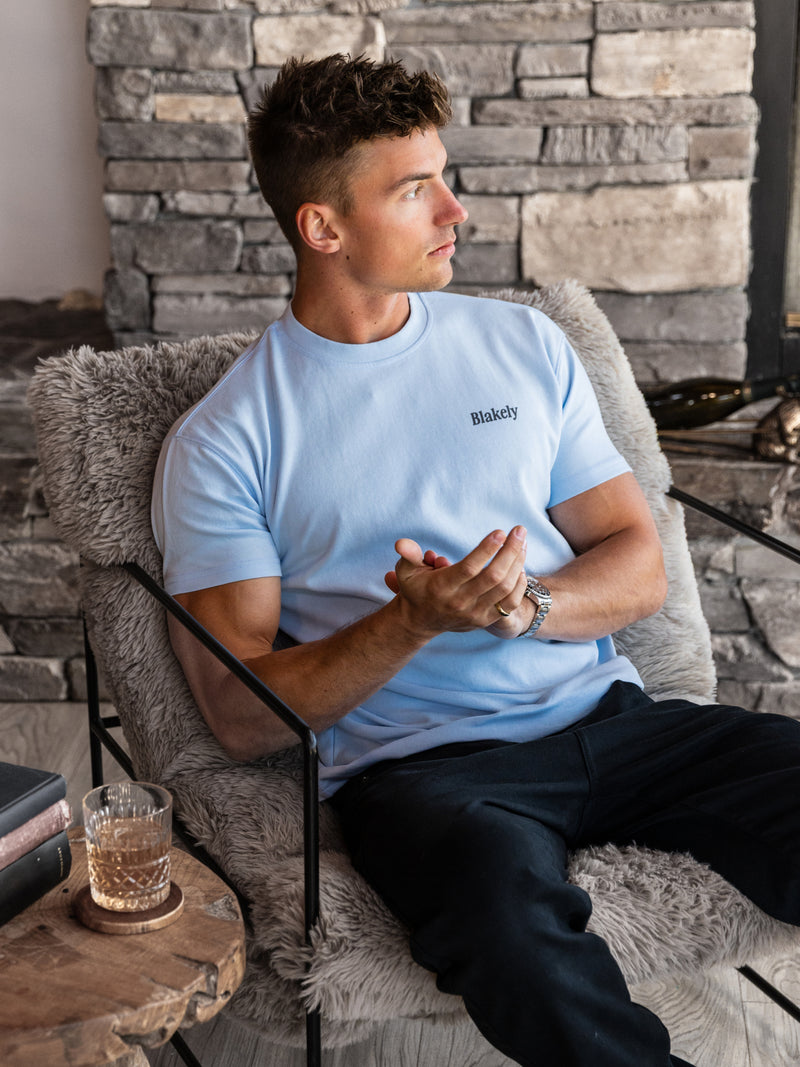 Halden Relaxed T-Shirt - Soft Blue