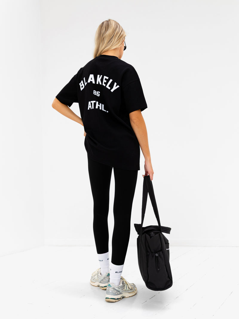 Hallie Oversized T-Shirt - Schwarz