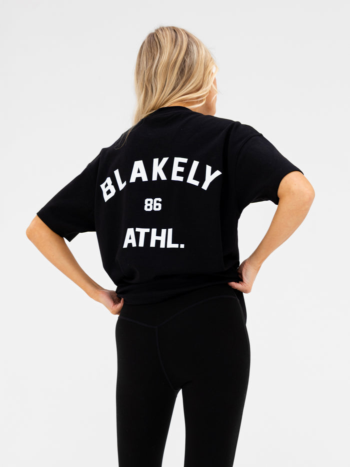 Hallie Oversized T-Shirt - Schwarz