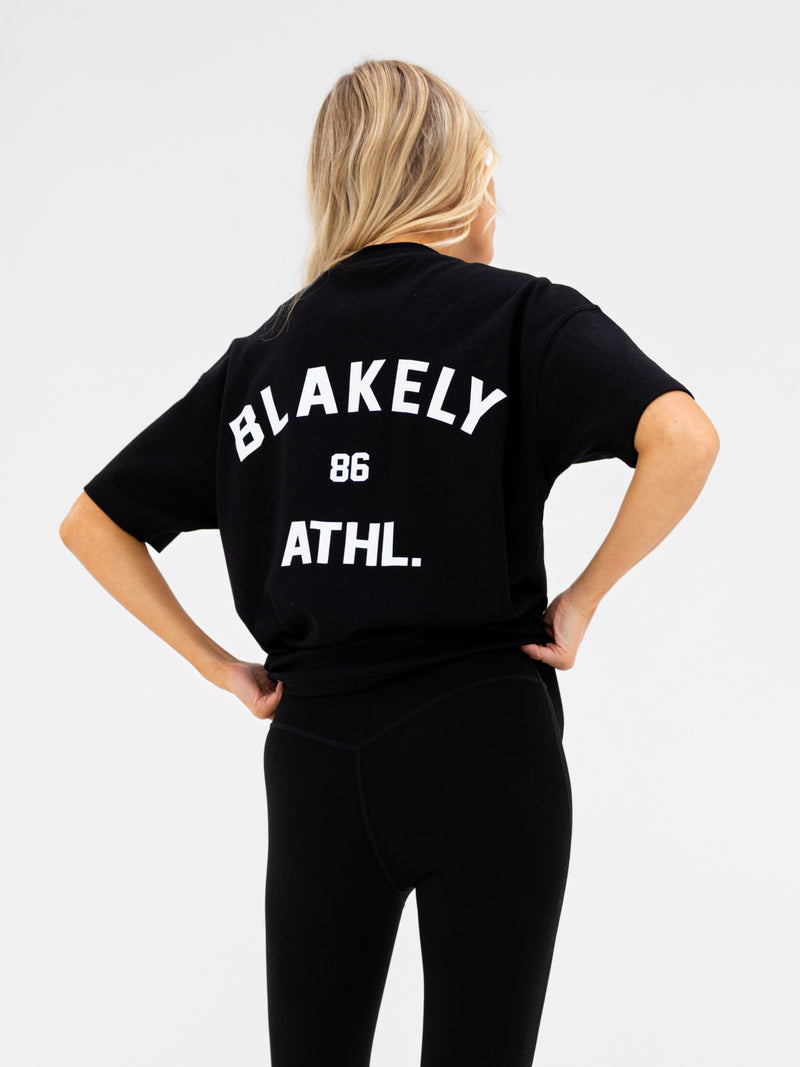 Hallie Oversized T-Shirt - Schwarz