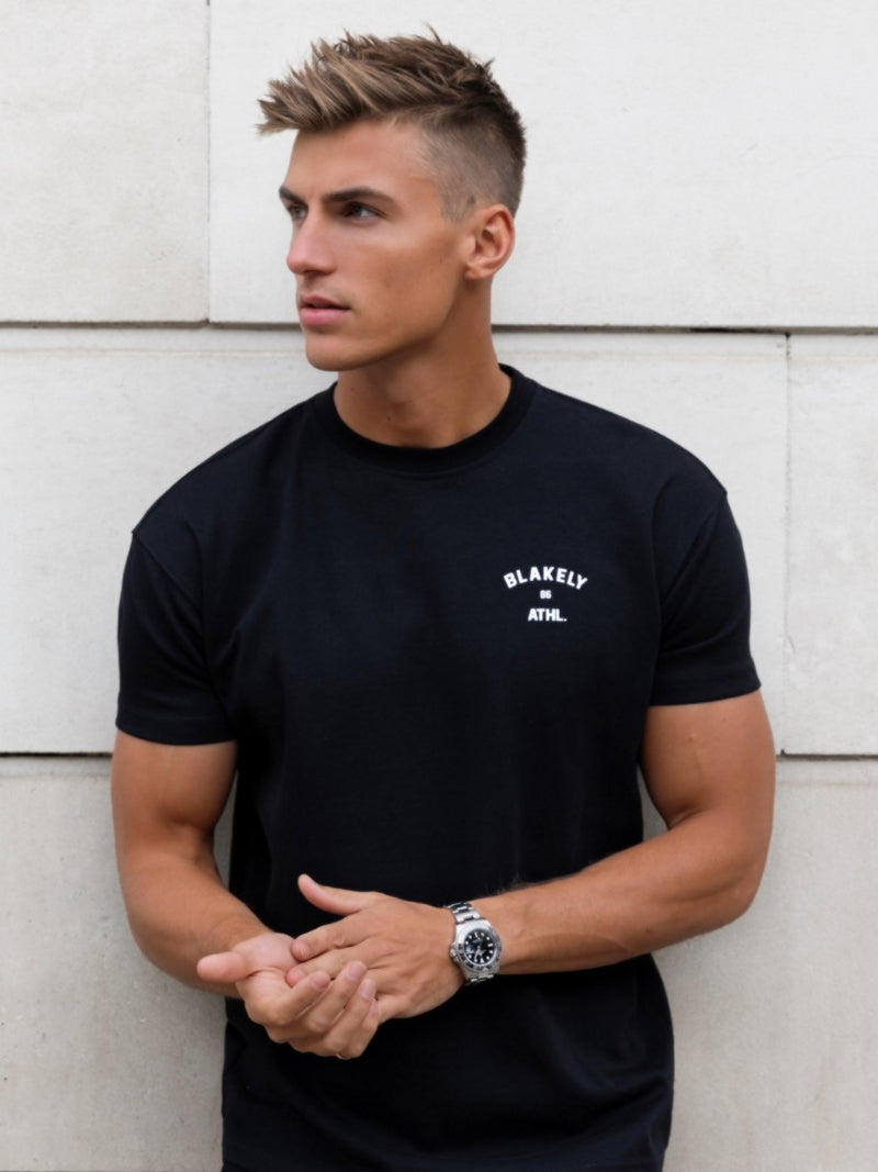 Niko Relaxed T-Shirt - Schwarz