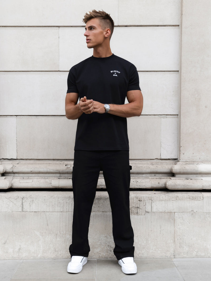 Niko Relaxed T-Shirt - Schwarz