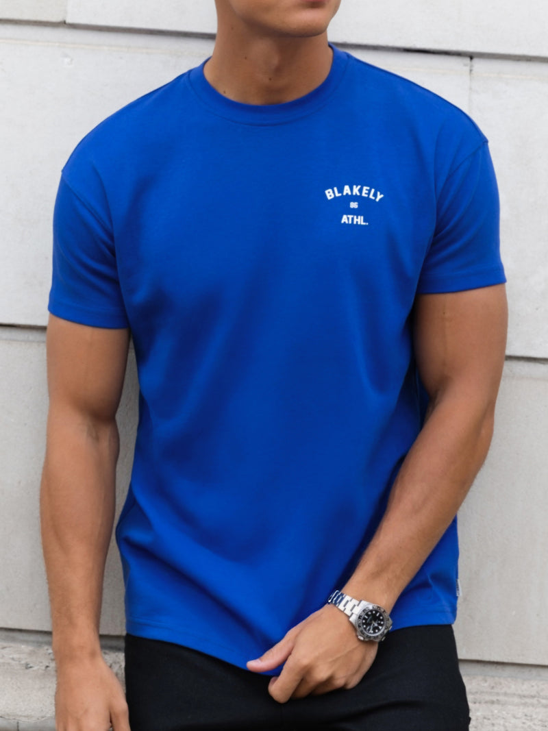 Niko Relaxed T-Shirt - Kobaltblau