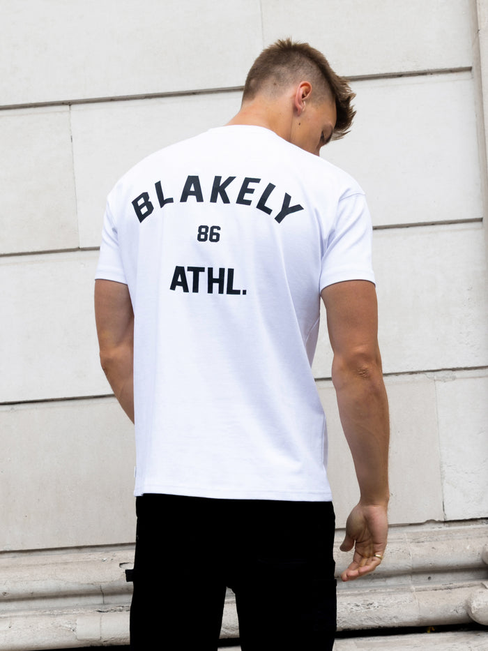 Niko Relaxed T-Shirt - Weiß & Schwarz