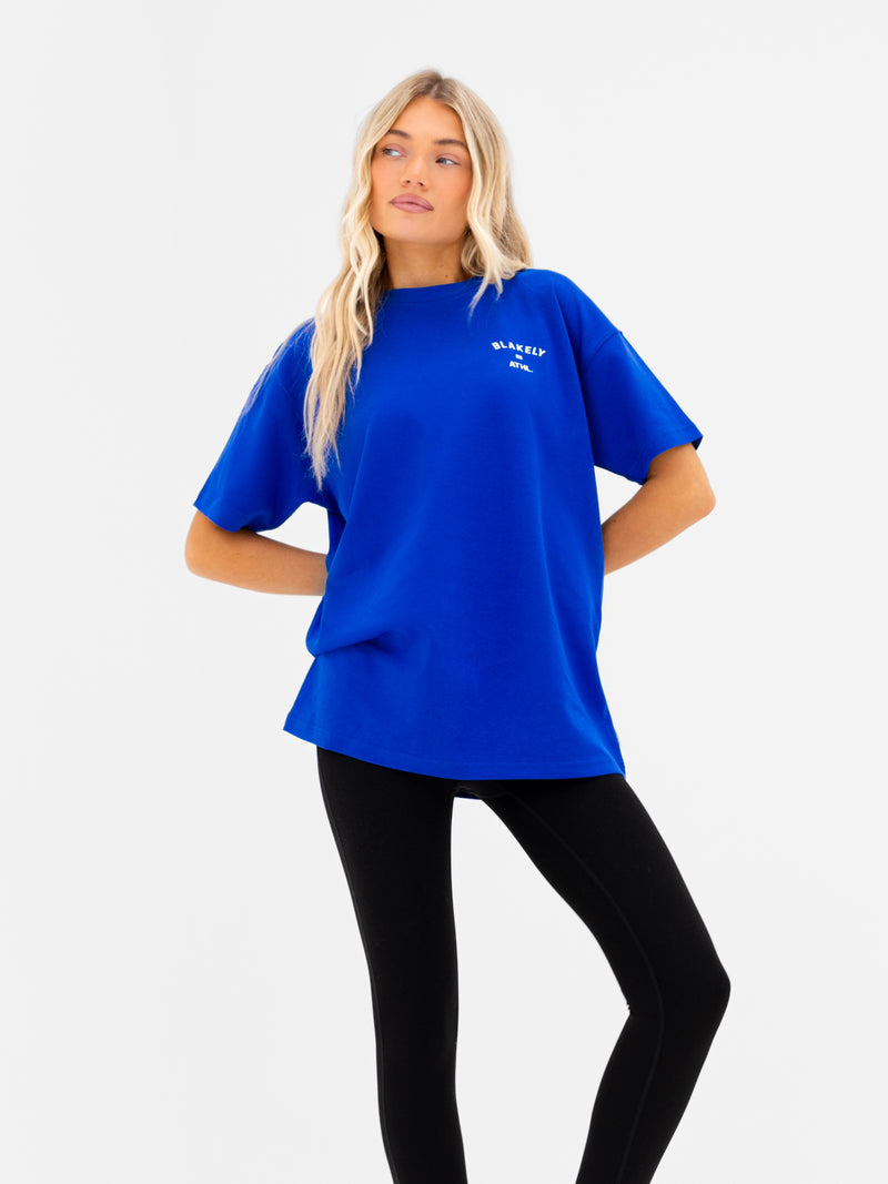Hallie Oversized T-Shirt - Kobaltblau