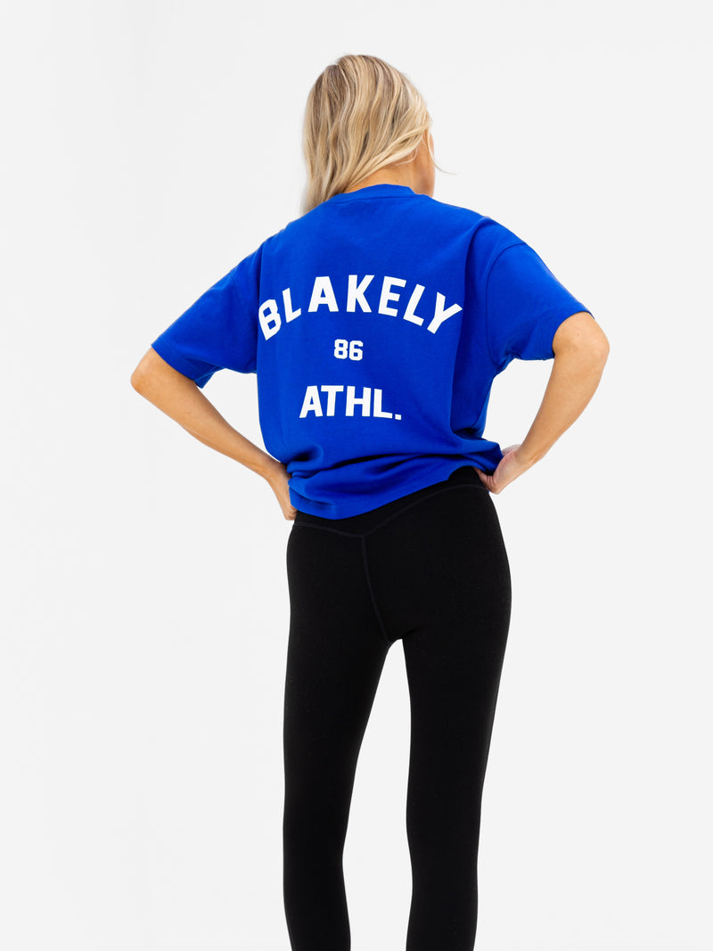 Hallie Oversized T-Shirt - Kobaltblau