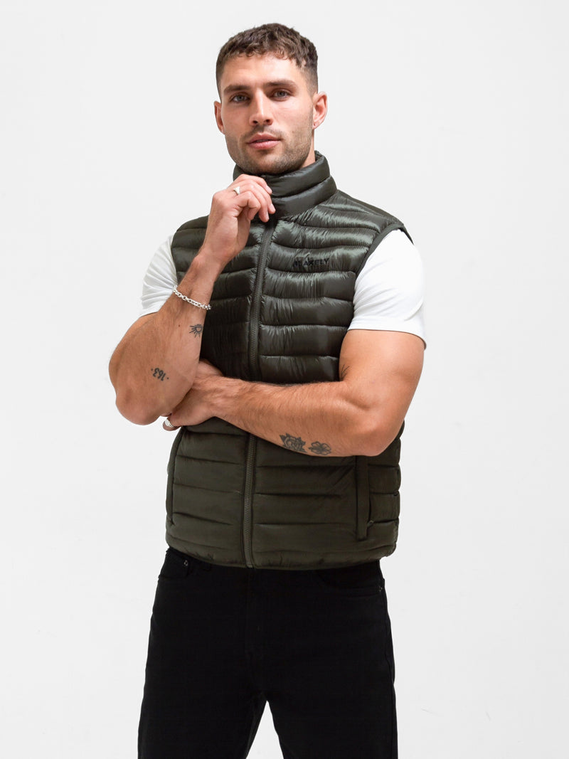 Ellis Lightweight Gilet - Dark Green