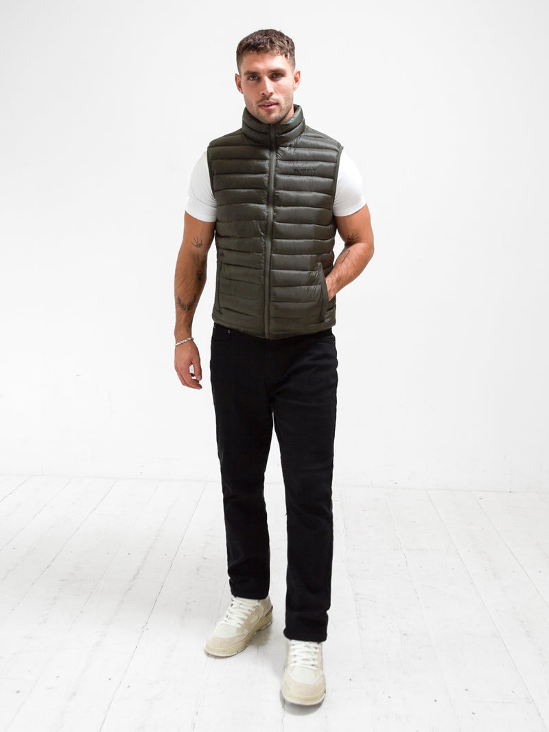 Ellis Lightweight Gilet - Dark Green