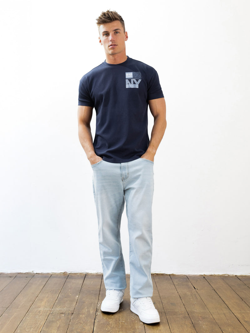 Brooklyn 610 Relaxed T-Shirt - Navy