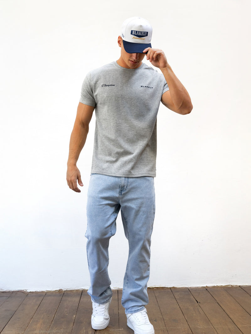 Champions Legacy Relaxed T-Shirt - Marl Grey