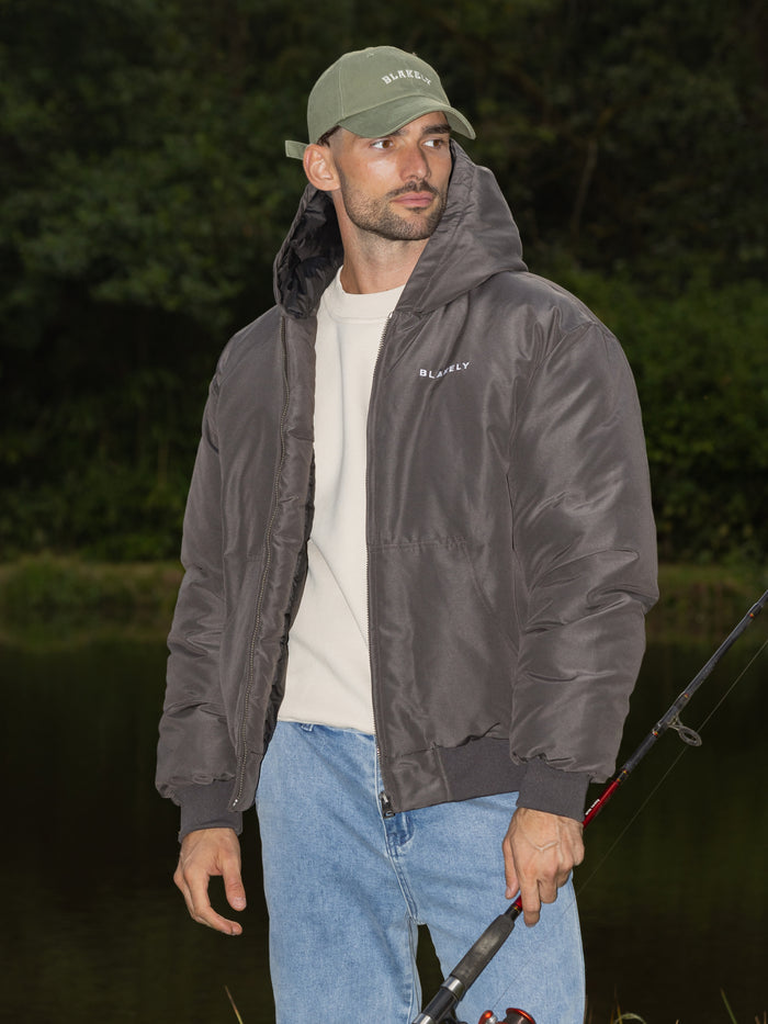 Layton Hooded Jacket - Anthracite