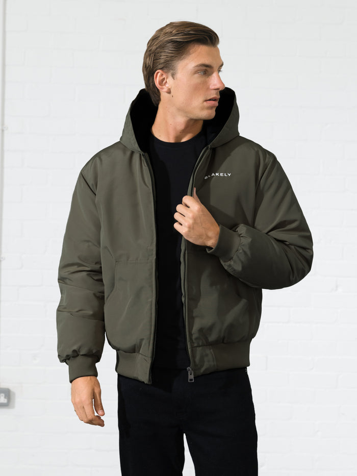 Layton Hooded Jacket - Vert kaki