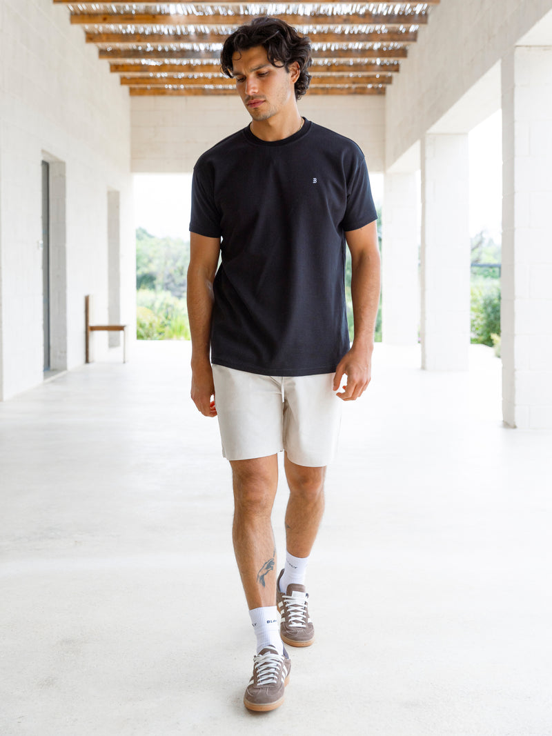 Conrad Relaxed Anchor T-Shirt - Schwarz