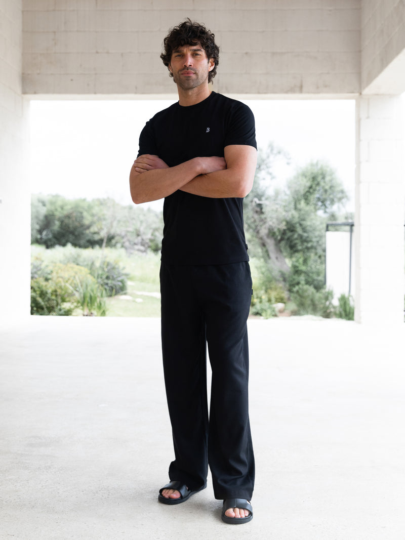 Conrad Relaxed Anchor T-Shirt - Schwarz