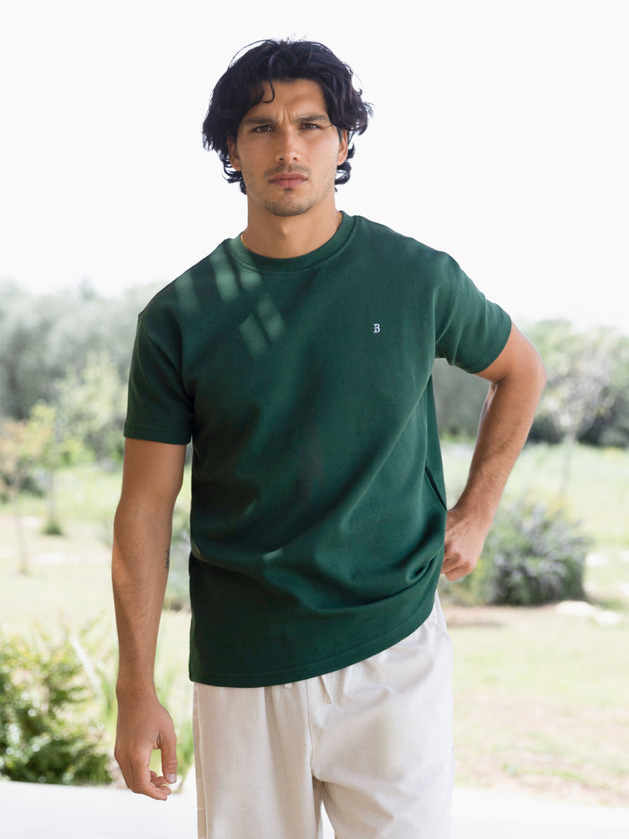 Conrad Relaxed Anchor T-Shirt - Waldgrün