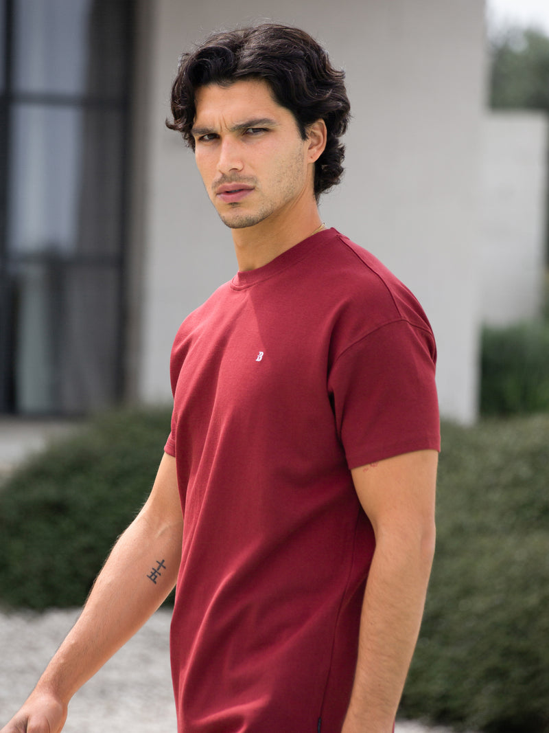 Conrad Relaxed Anchor T-Shirt - Kastanjebruin