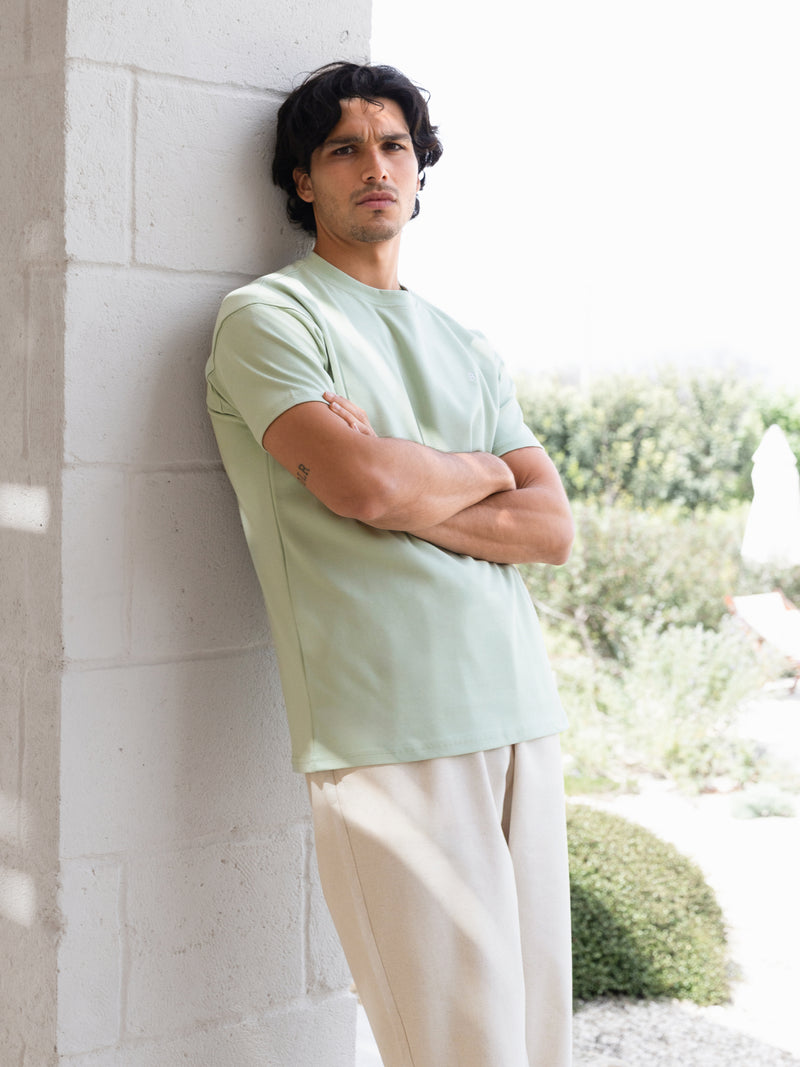 Conrad Relaxed Anchor T-Shirt - Muntgroen