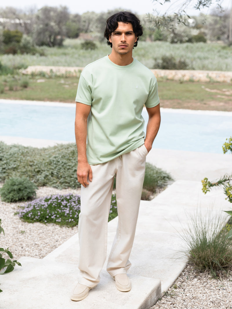 Conrad Relaxed Anchor T-Shirt - Muntgroen