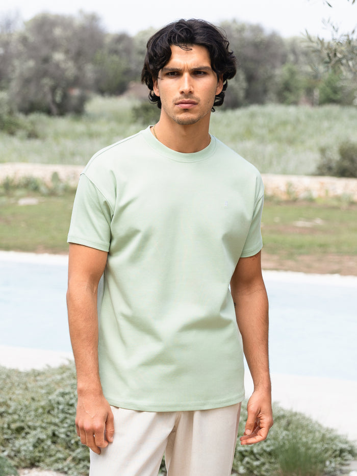 Conrad Relaxed Anchor T-Shirt - Muntgroen