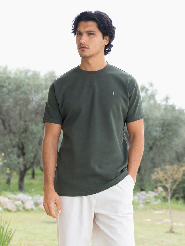 Conrad Relaxed Anchor T-Shirt - Kieferngrün