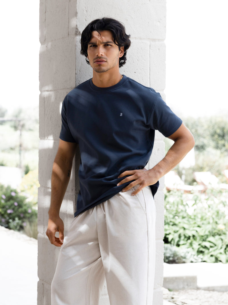 Conrad Relaxed Anchor T-Shirt - Echte Marine