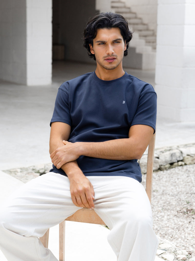 Conrad Relaxed Anchor T-Shirt - Echte Marine