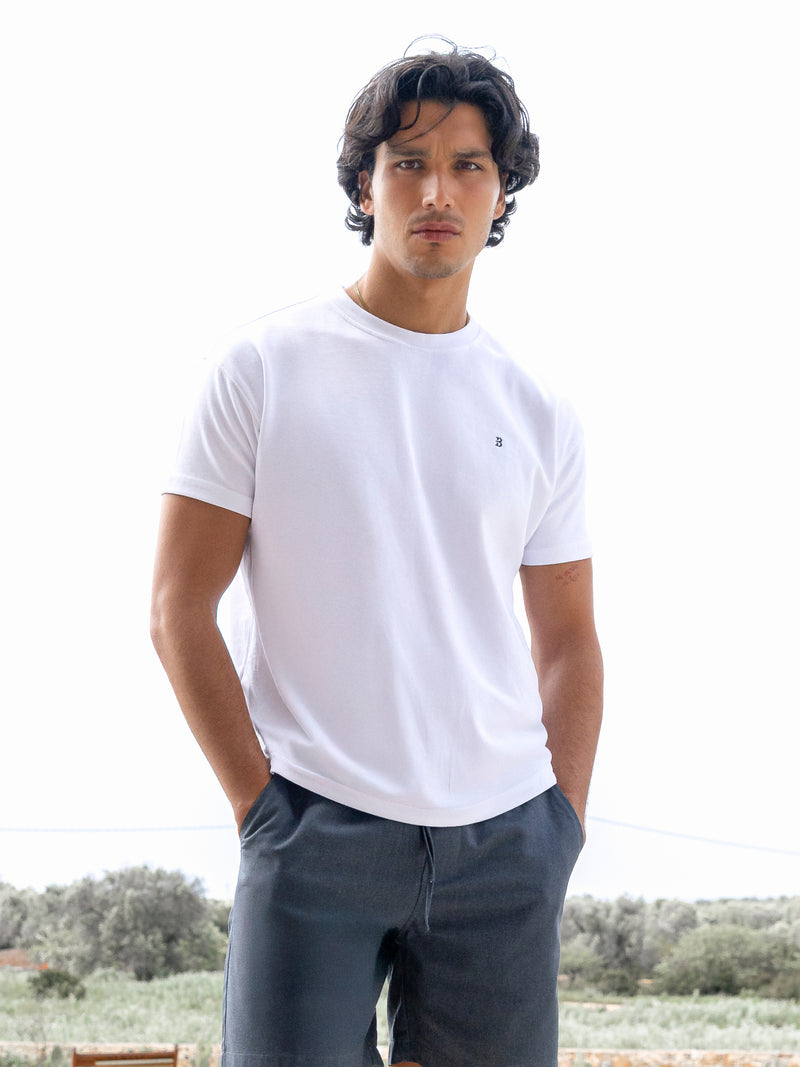 Conrad Relaxed Anchor T-Shirt - Weiß