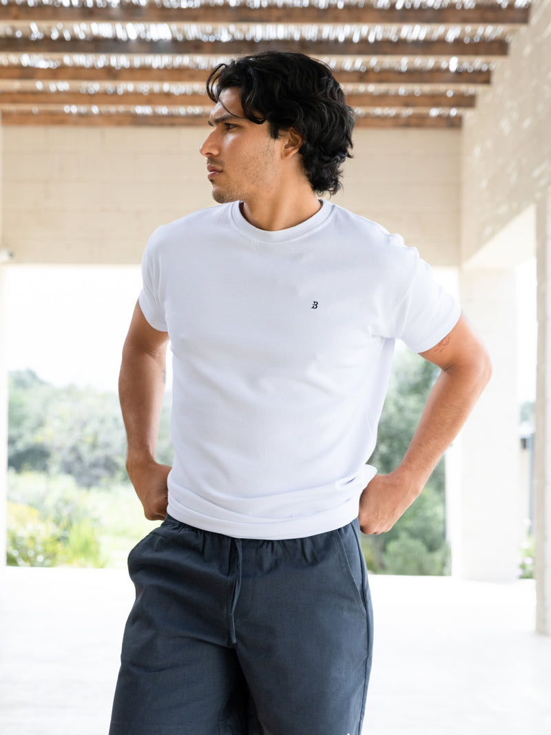 Conrad Relaxed Anchor T-Shirt - Weiß