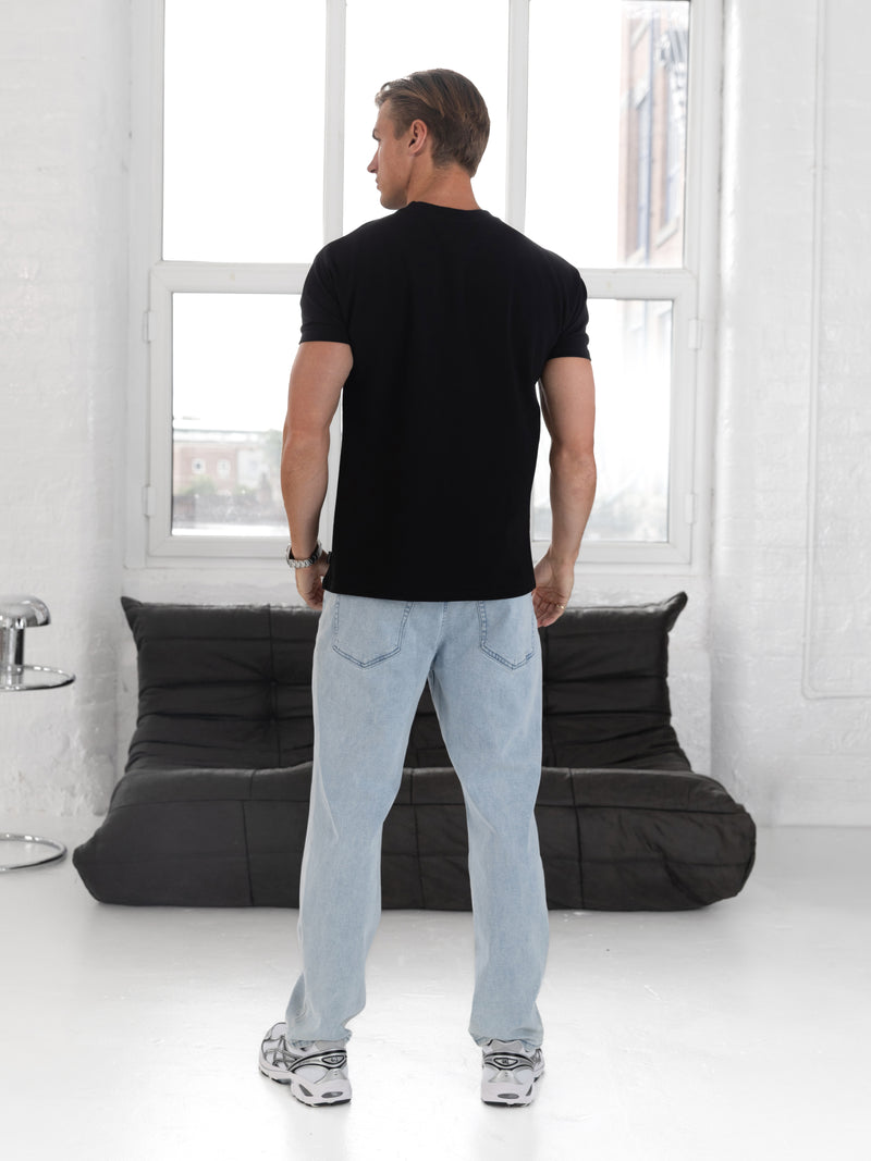 Conrad Relaxed Anchor T-Shirt - Noire