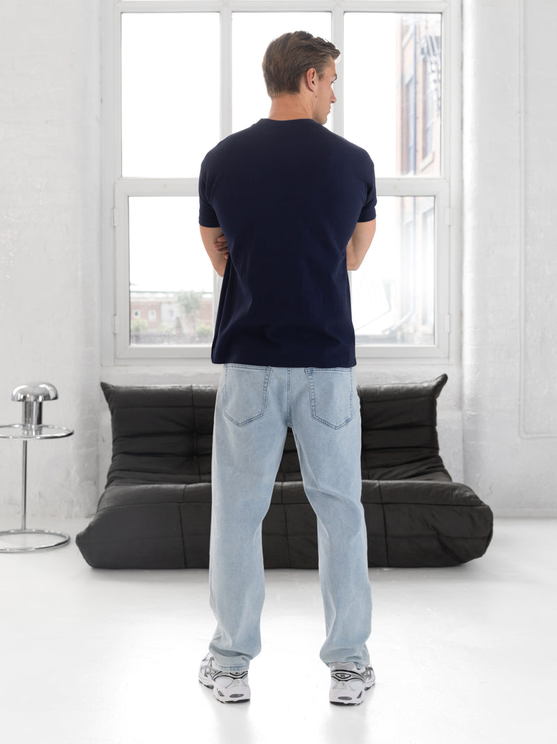 Conrad Relaxed Anchor T-Shirt - Helder Marine