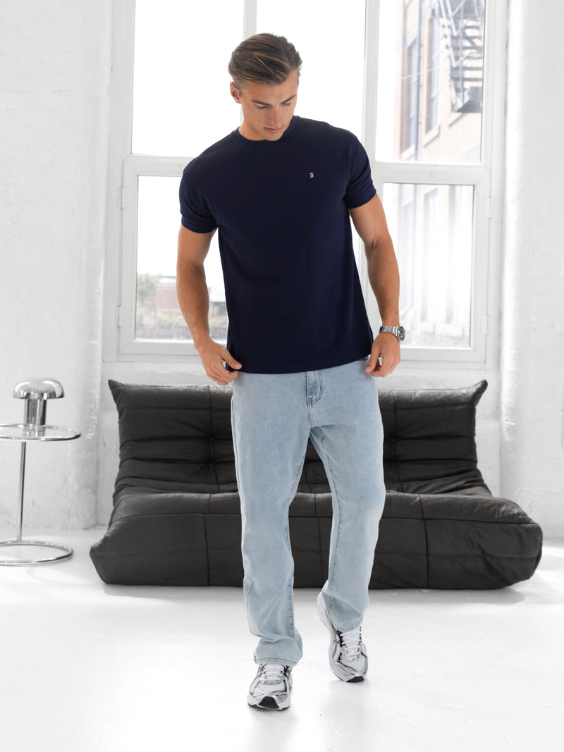 Conrad Relaxed Anchor T-Shirt - Helder Marine