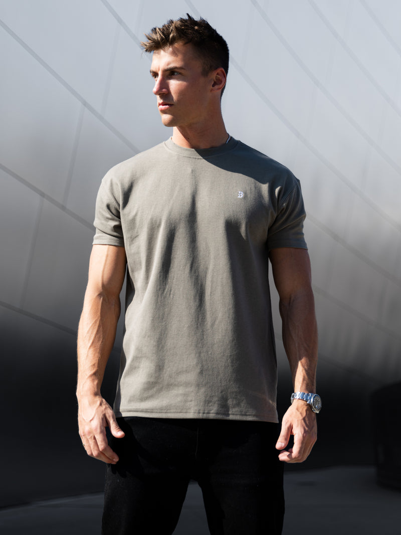 Conrad Relaxed Anchor T-Shirt - Safari Green