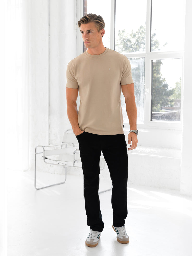 Conrad Relaxed Anchor T-Shirt - Sanfte Bräune