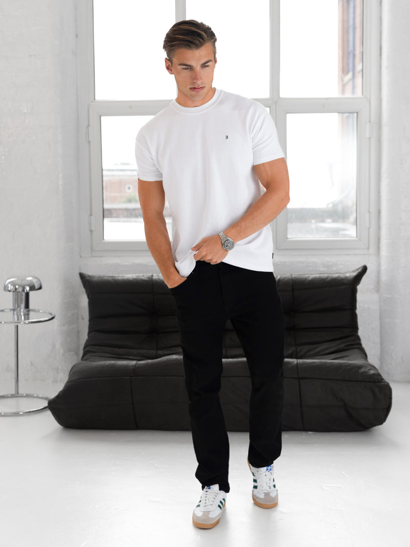 Conrad Relaxed Anchor T-Shirt - Blanche
