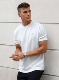 Conrad Relaxed Anchor T-Shirt - Flaches Weiß
