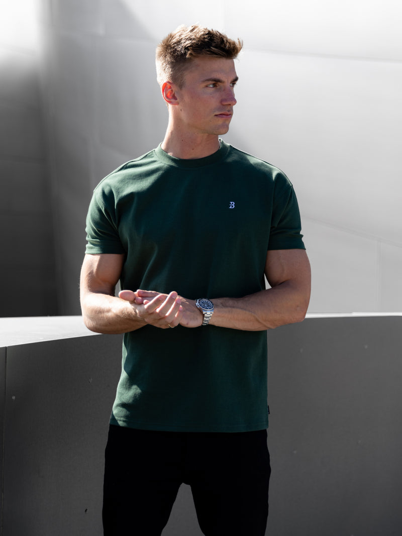 Conrad Relaxed Anchor T-Shirt - Dark Green