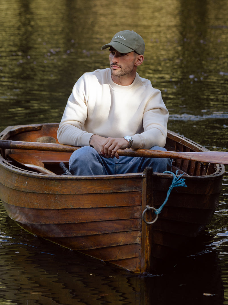 Blakely Basic Regular Fit Jumper - Bone