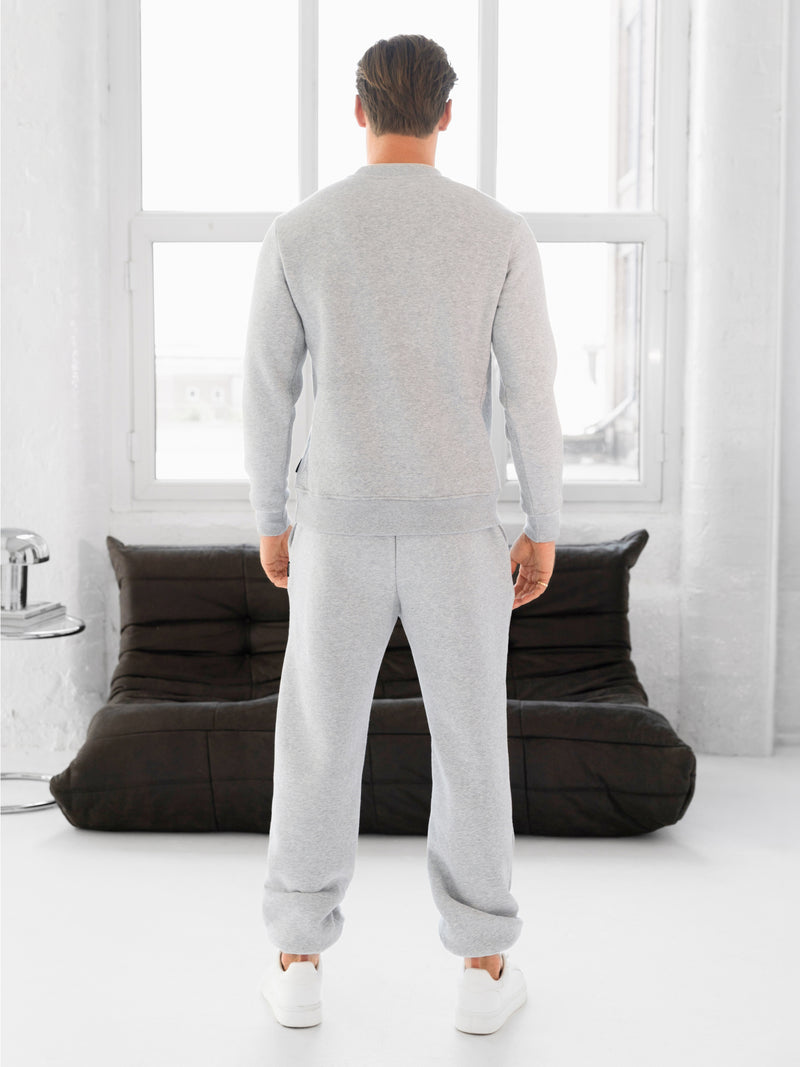 Blakely Basic Regular Fit Jumper - Marl Grey