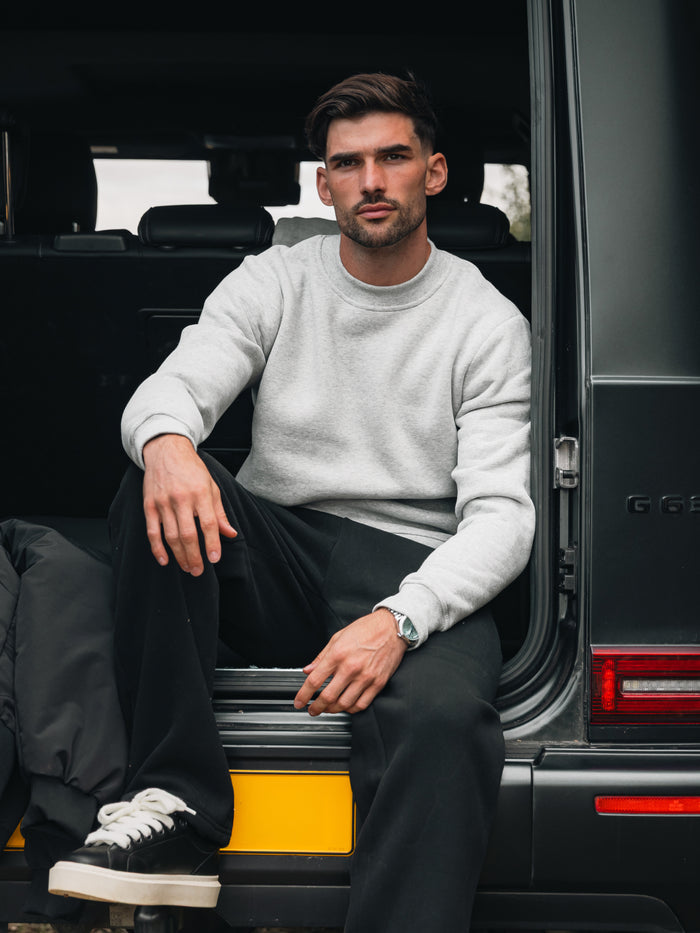 Blakely Basic Regular Fit Jumper - Gemêleerd grijs