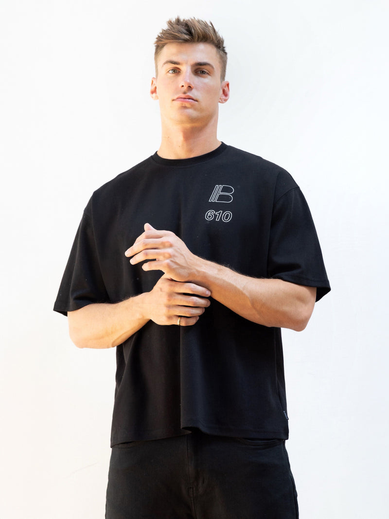 Apex City Relaxed T-Shirt - Schwarz