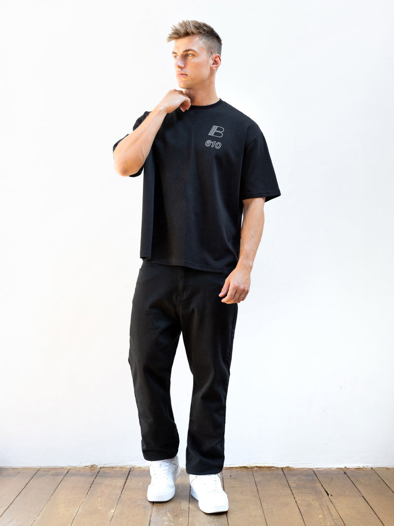 Apex City Relaxed T-Shirt - Schwarz