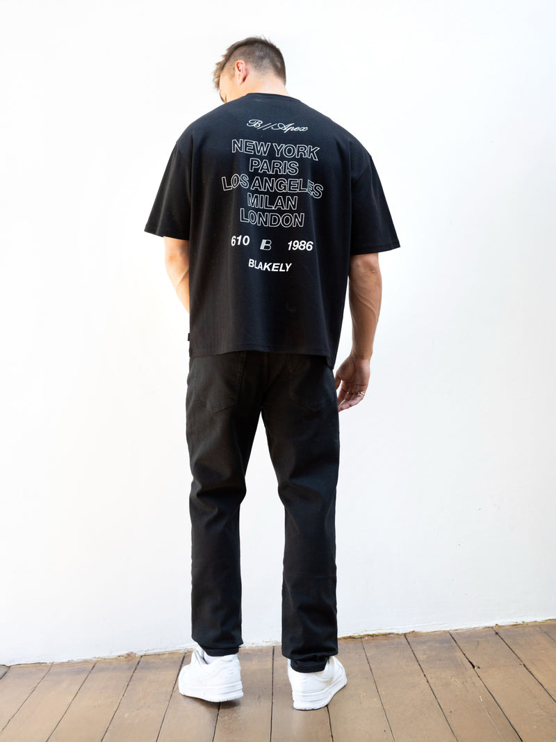 Apex City Relaxed T-Shirt - Schwarz