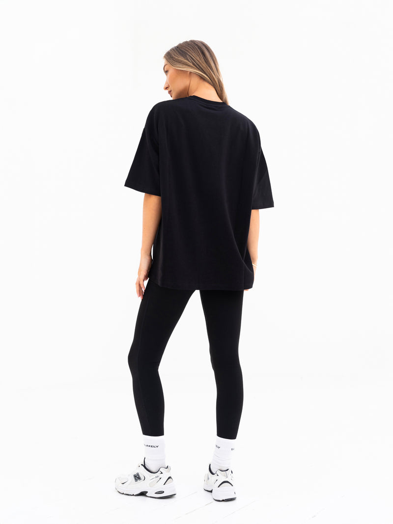 Offset Ultra Oversized T-Shirt - Schwarz